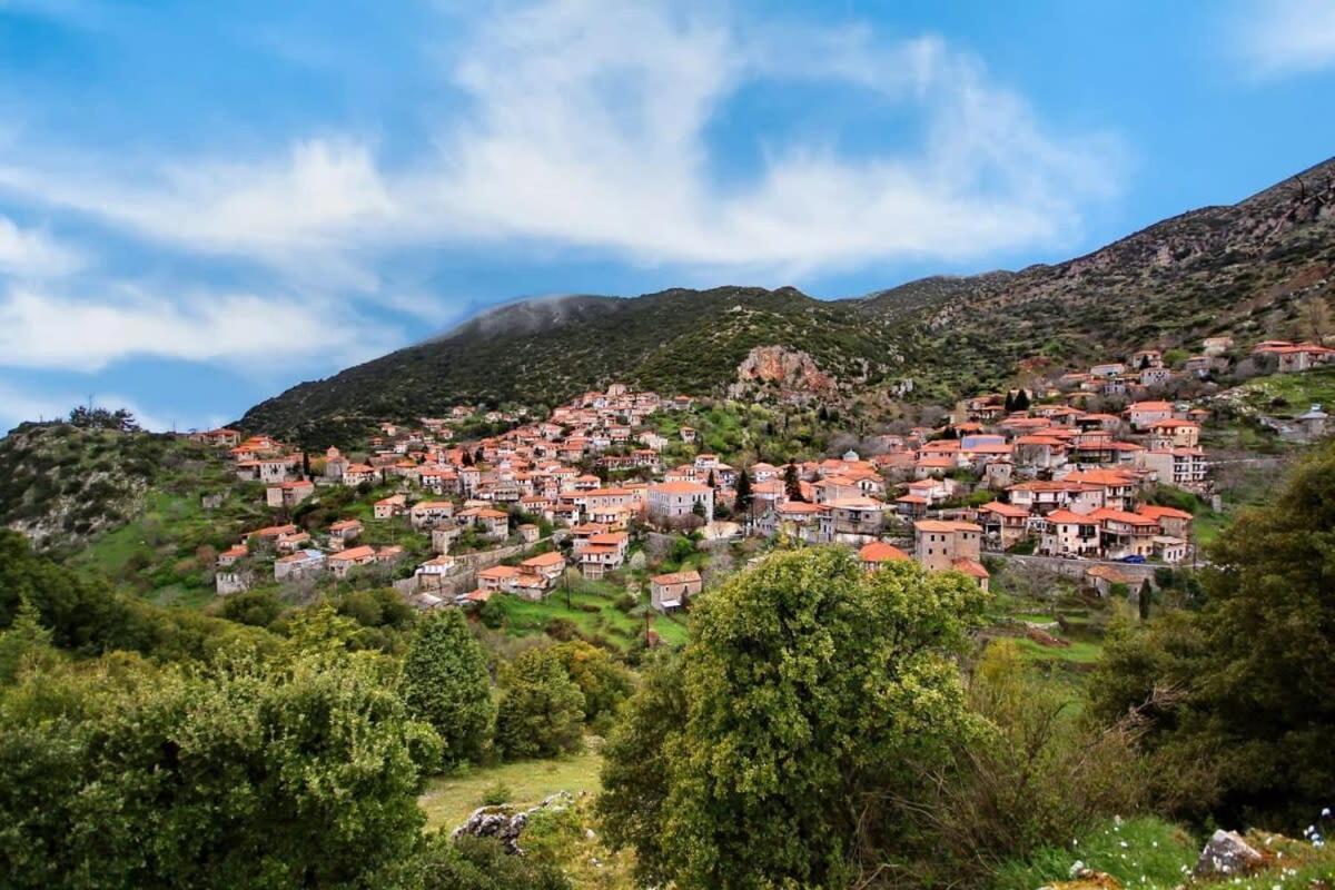 Stemnitsa Stone Residence - Comfy Mountain Getaway Bagian luar foto